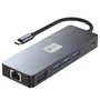 Leotec Docking Station 11 en 1 Plus USB-C PD100 3xUSB 3.2 HDMI VGA Gigabit LAN Lector SD microSD